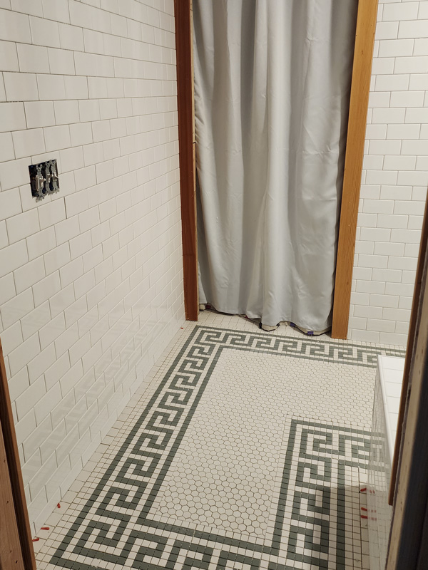 The installation of all types of tiles