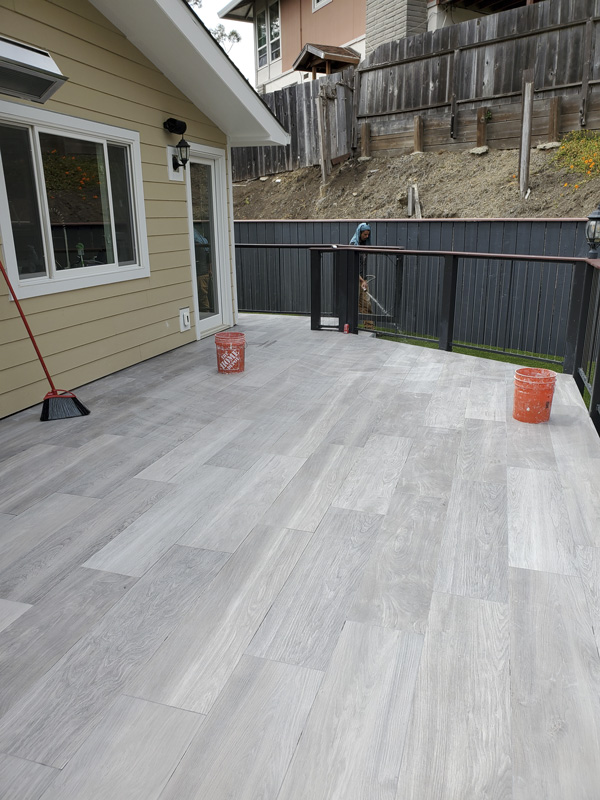 The installation of all types of tiles